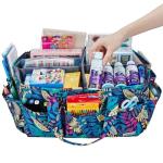 HOMEST Large Craft Caddy, Storage Bin for Sewing & Knitting & Crochet, Art Supplies Organizer Basket