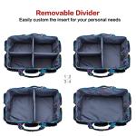 HOMEST Large Craft Caddy, Storage Bin for Sewing & Knitting & Crochet, Art Supplies Organizer Basket