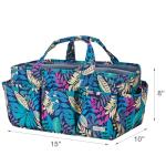 HOMEST Large Craft Caddy, Storage Bin for Sewing & Knitting & Crochet, Art Supplies Organizer Basket