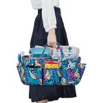 HOMEST Large Craft Caddy, Storage Bin for Sewing & Knitting & Crochet, Art Supplies Organizer Basket