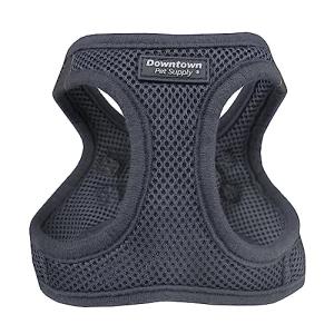 Downtown Pet Supply No Pull, Step in Adjustable Dog Harness with Padded Vest, Easy to Put on Small, Medium and Large Dogs (Charcoal, L)