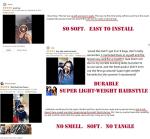 8 Pack Passion Twist Hair 18 Inch Passion Twist Crochet Hair Ombre Water Wave Crochet Braiding Hair Extensions (1B)