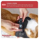 Downtown Pet Supply No Pull, Step in Adjustable Dog Harness with Padded Vest, Easy to Put on Small, Medium and Large Dogs (Charcoal, L)