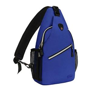 MOSISO Mini Sling Backpack,Small Hiking Daypack Travel Outdoor Casual Sports Bag, Royal Blue