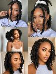 8 Pack Passion Twist Hair 18 Inch Passion Twist Crochet Hair Ombre Water Wave Crochet Braiding Hair Extensions (1B)