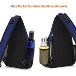 MOSISO Mini Sling Backpack,Small Hiking Daypack Travel Outdoor Casual Sports Bag, Royal Blue