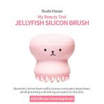 Etude House My Beauty Tool Jellyfish Silicon Brush - All in One Deep Pore Cleansing Sponge & Brush, For Exfoliating, Massage, Cleansing Soft Brush