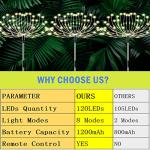 Solar String Lights 50 LED 22.9ft Solar Patio Lights Waterproof Crystal Ball String Lights for Patio, Lawn, Garden, Wedding, Party, Christmas Decor(Warm White)