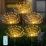 Solar String Lights 50 LED 22.9ft Solar Patio Lights Waterproof Crystal Ball String Lights for Patio, Lawn, Garden, Wedding, Party, Christmas Decor(Warm White)