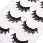 Wleec Beauty Dramatic False Lashes Pack Handmade Full Thick Eyelashes #36 (15 Pairs/3 Pack)