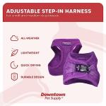 Downtown Pet Supply No Pull, Step in Adjustable Dog Harness with Padded Vest, Easy to Put on Small, Medium and Large Dogs (Purple, S)