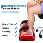ZENY Foot Massager Machine Deep Kneading and Rolling Shiatsu Massage for Leg Calf Ankle Personal Home Health Care Tool,Muscles Relaxation