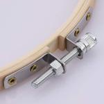 8 Pieces Embroidery Hoops Adjustable Bamboo Circle Cross Stitch Hoop Ring 3 inch to 12 inch for Embroidery,Cross Stitch,Craft Art Handy Sewing