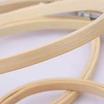 8 Pieces Embroidery Hoops Adjustable Bamboo Circle Cross Stitch Hoop Ring 3 inch to 12 inch for Embroidery,Cross Stitch,Craft Art Handy Sewing