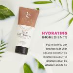 Self Tanner for Face with Organic & Natural Ingredients, Tanning Lotion, Sunless Tanning Lotion for Flawless Darker Bronzer Skin, Self Tanning Lotion - Self Tanners Best Sellers, Fake Tan