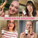 Self Tanner for Face with Organic & Natural Ingredients, Tanning Lotion, Sunless Tanning Lotion for Flawless Darker Bronzer Skin, Self Tanning Lotion - Self Tanners Best Sellers, Fake Tan