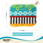 Skoy Scrub, Non-Scratching, Reusable Scrub for Kitchen and Household Use, Environmentally-Friendly, Dishwasher Safe, 2-Pack â Assorted Colors