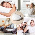 White Noise Sound Machine |Portable Sleep Therapy |Sleep Sound Spa with with 8 Soothing Nature Sounds,Battery Powered/Plug in,Auto-Off Timer,Headphone Jack,USB Ports for Baby,Adult,Home,Office&Travel