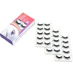 Wleec Beauty Long Dramatic Eyelashes False Eyelash Pack Thick Strip Lashes #F43/L (15 Pairs/3 Pack)