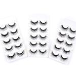 Wleec Beauty Long Dramatic Eyelashes False Eyelash Pack Thick Strip Lashes #F43/L (15 Pairs/3 Pack)