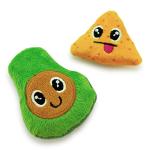 Pet Craft Supply Silly Snacks and Funny Food Crinkle Cuddling Catnip and Silvervine Interactive Cat Toys - Great for Indoor Cats and Kittens