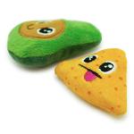 Pet Craft Supply Silly Snacks and Funny Food Crinkle Cuddling Catnip and Silvervine Interactive Cat Toys - Great for Indoor Cats and Kittens
