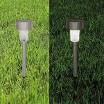 UNNYLLY Solar Pathway Lights Landscape Lights Outdoor Bright Warm White Solar Powered LED Garden Lights for Lawn, Patio, Yard,12Pack