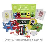 Little Monsters Beginners Sewing Craft Kit for Kids (Ages 7 to 12) Educational Gift for Boys and Girls