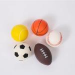 Neliblu Foam Sports Balls for Toddlers and Kids - 3.5" Perfect for Small Hands - Includes 1 Soccer Ball, 1 Basketball, 1 Baseball, 1 Football, and 1 Tennis Ball - Set of 5 Soft Balls in Carry Bag
