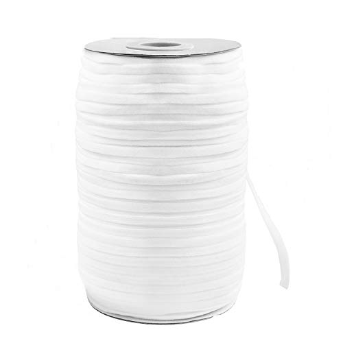 Elastic Band,Shed Protector 200 Yard 1/4" Inch Sewing Elastic Band/Rope/Cord/String for Handmade Making, Spool Roll, Stretch, Craft Elastic