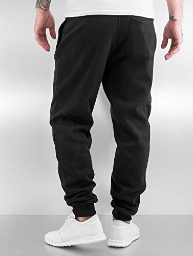 Southpole Men's Active Basic Jogger Fleece Pants, Black, Medium