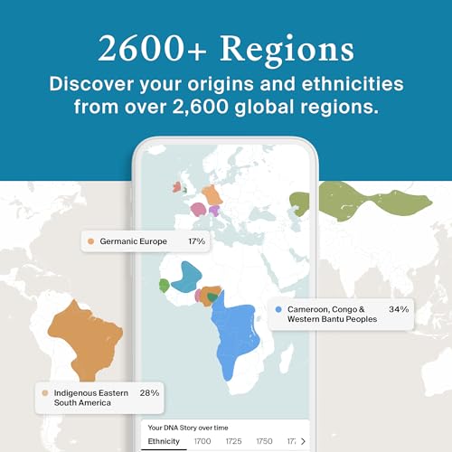 AncestryDNA: Genetic Ethnicity Test, Ethnicity Estimate, AncestryDNA Test Kit, Health and Personal Care