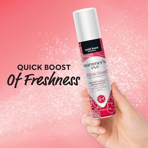 Summer's Eve Feminine Deodorant Freshening Spray, Blissful Escape, 2 Fl Oz