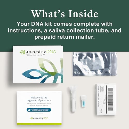 AncestryDNA: Genetic Ethnicity Test, Ethnicity Estimate, AncestryDNA Test Kit, Health and Personal Care