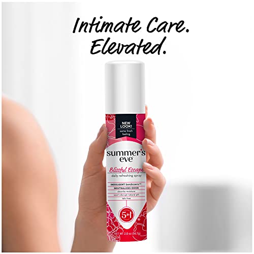 Summer's Eve Feminine Deodorant Freshening Spray, Blissful Escape, 2 Fl Oz