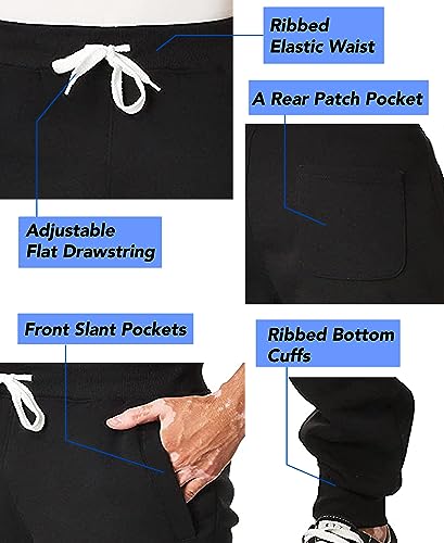 Southpole Men's Fleece Jogger Pants - HCH, S