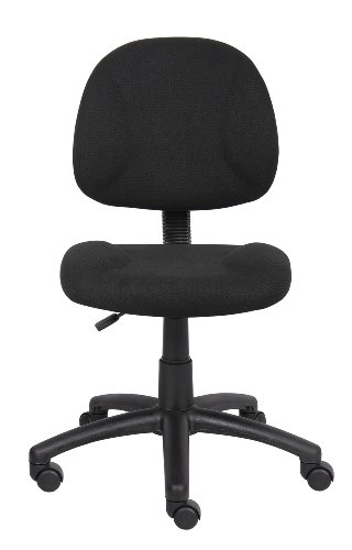 Boss Office Products Black Boss Office Deluxe Posture Chair