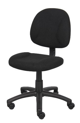 Boss Office Products Black Boss Office Deluxe Posture Chair
