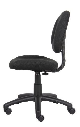Boss Office Products Black Boss Office Deluxe Posture Chair