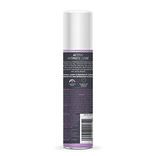 Summer's Eve Ultra Daily Active Feminine Spray, 2 oz, 3 Pack
