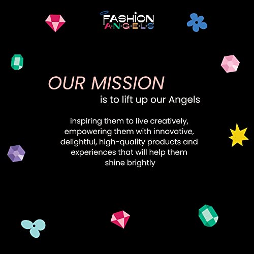 Fashion Angels Fashion Design Sketch Portfolio (11451) Full Size Sketch Book, Fashion Coloring for Kids,Brown/A