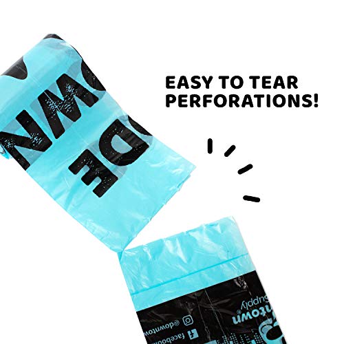 Downtown Pet Supply Dog Poop Bags (500 CT - Rainbow with Sayings Bags & 1 Dispenser) Waste Bag Dispenser Clips to Dog Leashes Bags & Dog Harnesses- Poop Scoop Bags are Leak-Proof Bags & Unscented