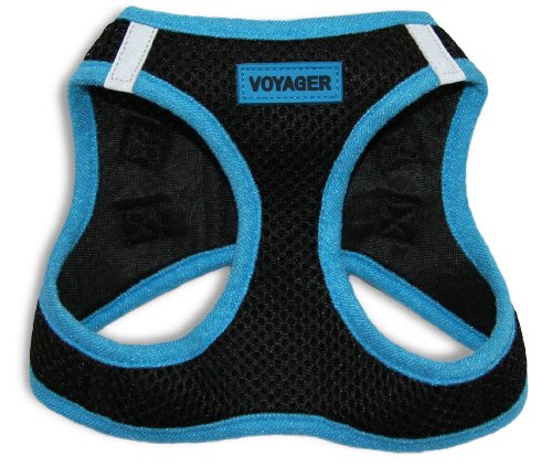 Voyager Step-In Air Dog Harness - All Weather Mesh Step in Vest Harness for Small and Medium Dogs by Best Pet Supplies - Blue, X-Large