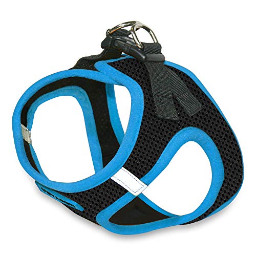 Voyager Step-In Air Dog Harness - All Weather Mesh Step in Vest Harness for Small and Medium Dogs by Best Pet Supplies - Blue, X-Large