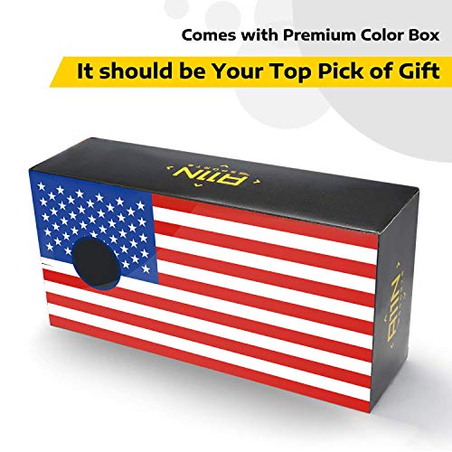 A11N SPORTS Portable PVC Framed Cornhole Game Set with 8 Bean Bags & Carrying Bag American Flag Pattern