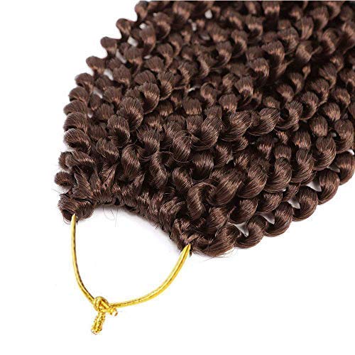 8 Packs Passion Twist Hair 18 Inch Passion Twist Crochet Hair For Black Women Water Wave Crochet Braiding Hair Extensions (30#)