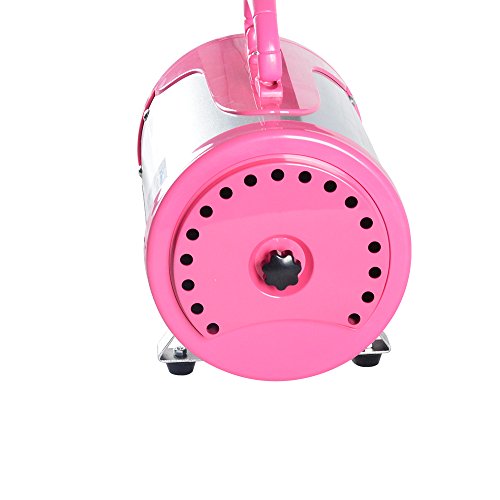 SHELANDY 3.2HP Stepless Adjustable Speed Pet Hair Force Dryer Dog Grooming Blower with Heater (Pink)