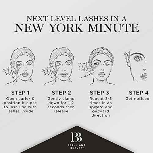 Eyelash Curler + Bag & Refill Pads - Dramatic Lash Lift!