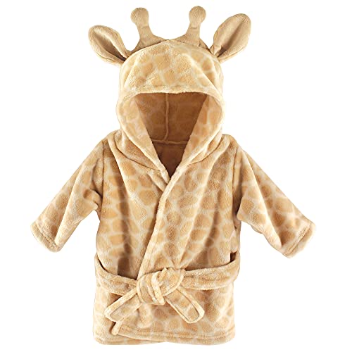Hudson Baby Giraffe Plush Baby Bathrobe - 0-9 Months