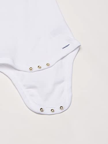 Long-lasting Gerber Baby Bodysuits, White, Size 6-9M